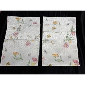 Lenox Butterfly Meadow LOT of 8 Placemats NEW